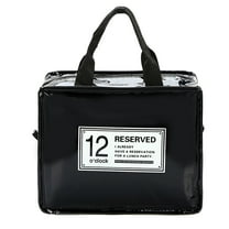 Apmemiss Clearance Lunch Bag Insulated Lunch Box Freezable Lunch Tote Box Reusable Leakproof High Capacity thermal Cooler Sack Food Handbags Case for Picnic Travel Work