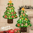 thumbnail image 4 of 2025 New Felt Christmas Tree for Toddlers, Everized Felt Tree, Montessori Christmas Tree Felt with Lights, DIY Holiday Decoration (Style2), 4 of 7