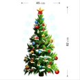 thumbnail image 4 of Adhesivo de pared de fondo de estrella de árbol de Navidad verde de Navidad brillar Electrónica, 4 of 4