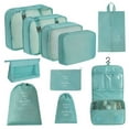 thumbnail image 1 of Cubos de embalaje para viajes Juego de 10 cubos de viaje Organizador de maleta plegable Bolsa de almacenamiento de equipaje ligera, 1 of 5