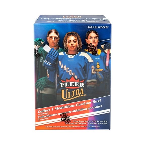 2025-26 Upper Deck Fleer Ultra PWHL Trading Cards Blaster Box