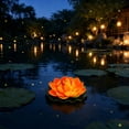 thumbnail image 5 of Artificial Floating Foam Lotus Flower, EVA Water Lily Pond Pool Decor Ornament Dancing Prop for Water Scene Arrangement, 5 of 6