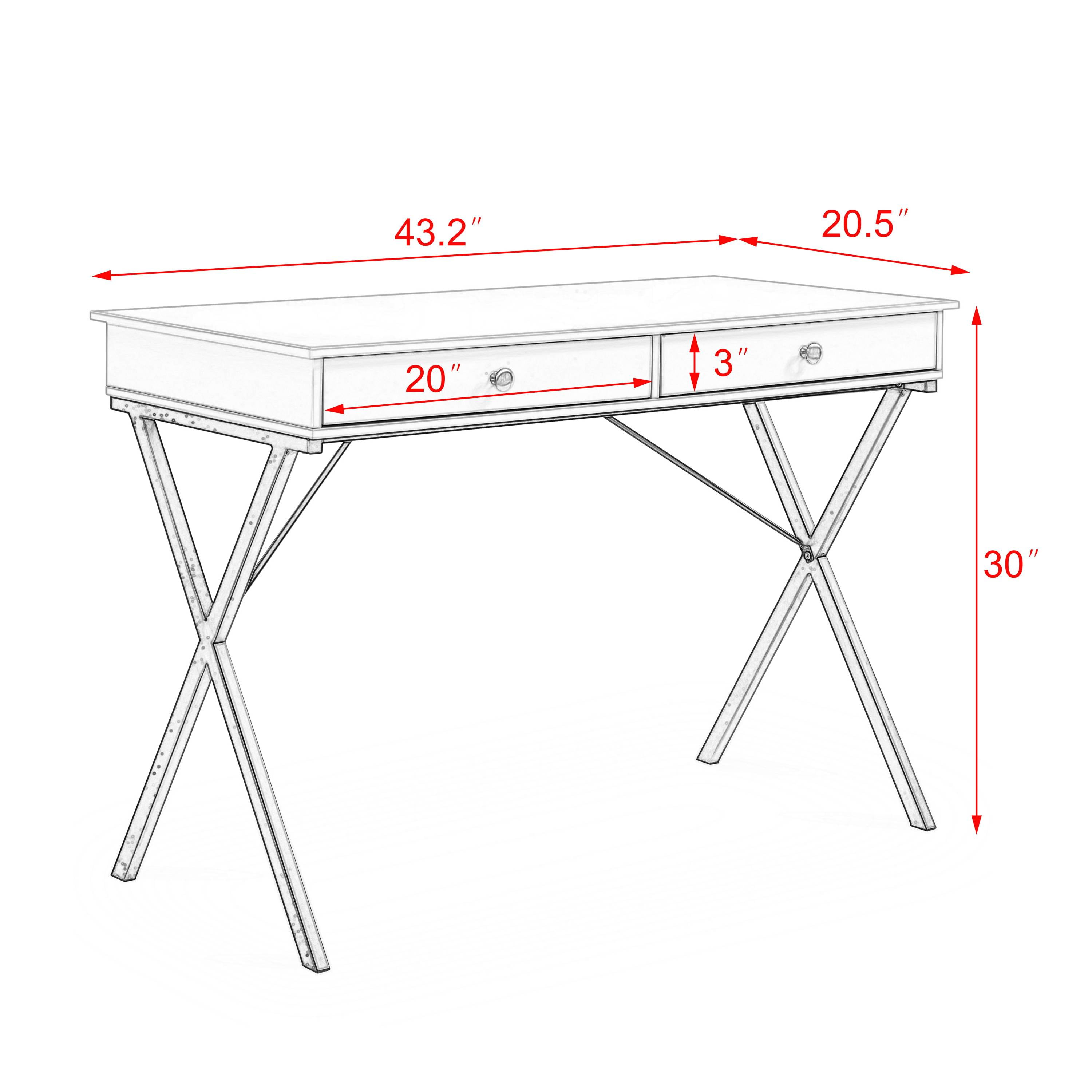 Private Jungle 2 Drawers Writing Desk with Black Stoving Varnsih Steel Frame,MDF Table Top,Frost Grey Private Jungle 2 Drawers Writing Desk with Black Stoving Varnsih Steel Frame,MDF Table Top,Frost Grey