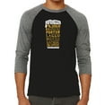thumbnail image 1 of Men's Raglan Baseball Word Art T-shirt - Styles of Beer, 1 of 2