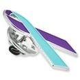 thumbnail image 2 of PinMart's Suicide Prevention Awareness Ribbon Enamel Lapel Pin, 2 of 3