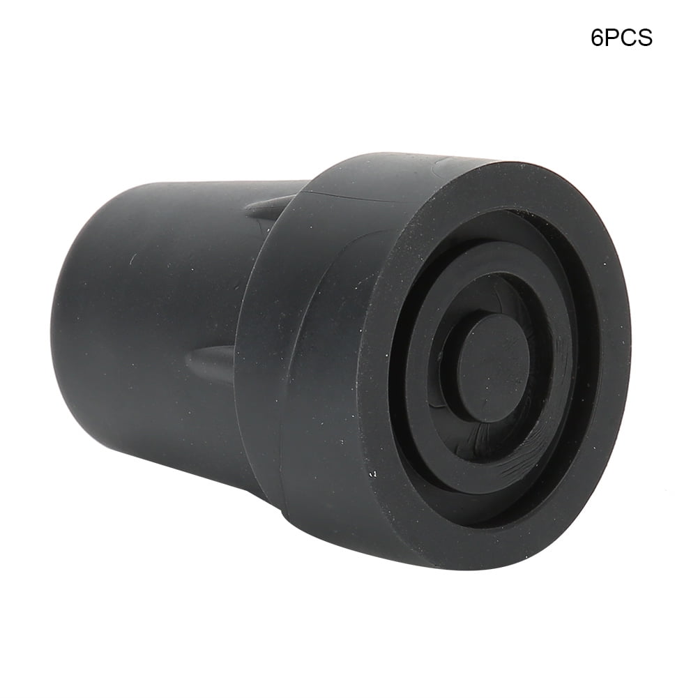 Kritne 6Pcs Plastic Walking Stick End Cane Tip Self Standing NonSlip