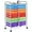 Multicolor, variant on YEXJ 20 Drawers Rolling Storage Cart Multipurpose Movable Organizer Cart Tools Scrapbook Paper Organizer on Wheels-20-White