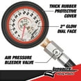 thumbnail image 7 of Longacre 52004 GID 0-60 PSI Analog Tire Pressure Gauge (Replaced 50417), 7 of 7
