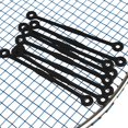 thumbnail image 4 of 8 pcs Tennis Racket Vibration Dampeners Squash Racket Shock Absorber Silicone Tennis String Shock Damping-Black, 4 of 6