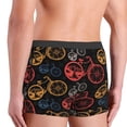 thumbnail image 3 of KLL Compass And Mountains In Bicycle Wheels1 Men's Cotton Boxer Briefs Underwear-Medium, 3 of 8