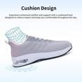 thumbnail image 5 of AOV GREEN LEAF Women Wide Toe Box Walking Shoes Athletic Tennis Shoes Orthotic Running Fashion Sneakers for Gym Jogging Workout, Size 6-11, 5 of 13