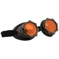 thumbnail image 1 of Steampunk CyberSteam Costume Goggles Gold Orange Adult One Size, 1 of 1
