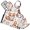 Cute Dogs with Cloud, variant on Summer Sun Tree Drink Pineapple 5 Pcs Kitchen Set Heat Resistant Oven Mitts and Non-Slip Pot Holders with Adjustable Cooking Apron