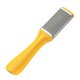 thumbnail image 2 of Qarigey Portable Foot File Stainless Steel Scrubber Salon Beauty Tools Remover Householde Handle Callus Plastic Removers Cuidado de los pies Amarillo 17x3.2x0.8 cm, 2 of 6