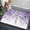 Purple, variant on Entrance Runner Rug 2'x3',Purple Eucalyptus Leaves Non-slip Doormat for Indoor Outdoor Entrance,Spring Floral Summer Botanical Throw Floor Mat for Front Door/Living Room/Bedroom/Bathroom/Kitchen