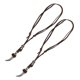 thumbnail image 5 of Collar con colgante de diente de lobo vikingo de 2 piezas con cordón de cuero ajustable para hombres y mujeres, auténtica joyería nórdica para entusiastas de la mitología nórdica, 5 of 7