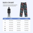 thumbnail image 4 of Lsque Squirrel Owl Autumn Maple Leaves Print Men's Pajama Pants, Lounge Pant - Comfortable Home Wear,Elastic Waistband, Stylish Design-Small, 4 of 9