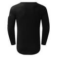 thumbnail image 2 of KaLI_store Men's T-Shirts Men's Signature Logo Long Sleeve T Shirt Fit, 2 of 4