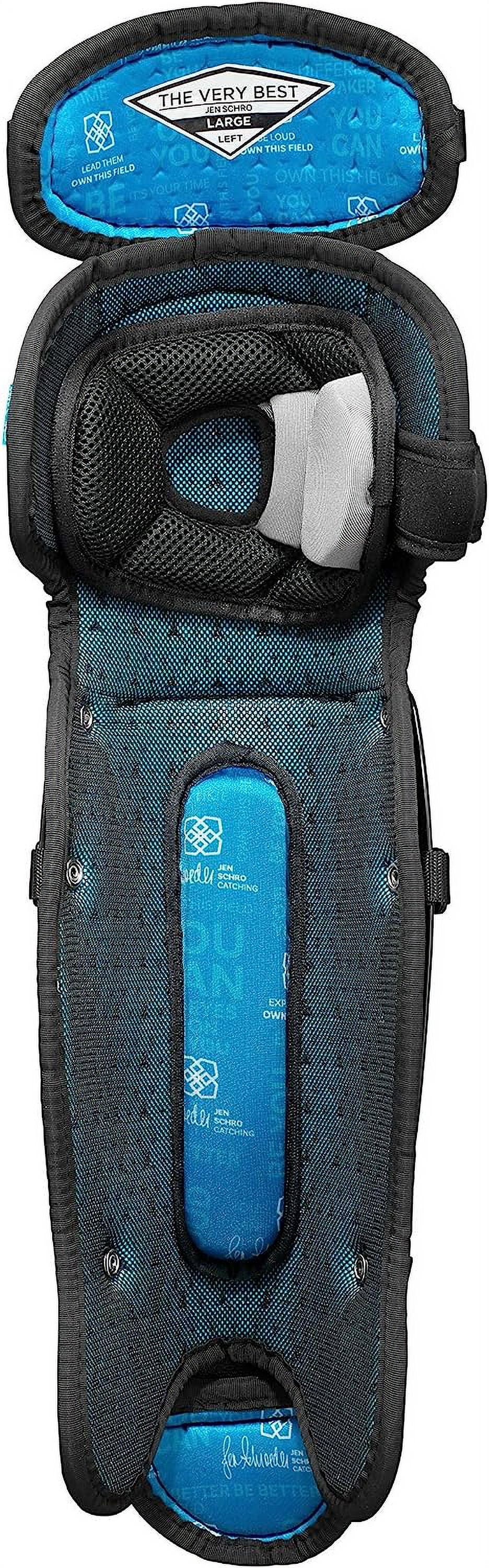 Easton Jen Schro The Very Best Fastpitch Leg Guards (L) | Black | Large