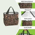 thumbnail image 4 of Garden Tool Bag,Red Dog Art Footprint Garden Tool Organizer,Garden Gifts,Waterproof Multi-Pocket Garden Tool Storage 11.8x5.5x11.4 Inch(Tools NOT Included), 4 of 6