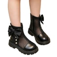 thumbnail image 2 of YMUQEIGH Children's Boots Kids Girls' Boots Outdoor Lace Up Boots Ankle Boots Short Toddler/Little Kids Boots Boys' boots, 2 of 7