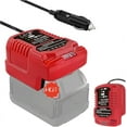 thumbnail image 1 of Mini Car Charger Compatible for Mil*wau*kee 18V Lithium-Ion Battery Replacement for Lithium-Ion Charger Station, 1 of 7