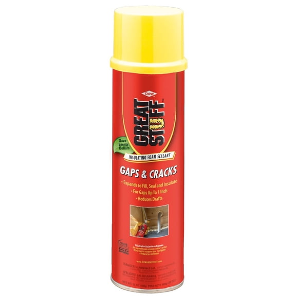 Dow Great Stuff Gap & Crack Insulating Foam Sealant Spray - Expanding Foam - 20 Oz