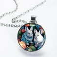 thumbnail image 2 of Tmall Stunning Glass Circular Pendant Necklace – Elegant Jewelry Piece for Women, 2 of 5