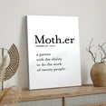 thumbnail image 3 of Funny Mother Definition Print, Mothers Printable Wall Art Poster Great Wall Art for Home Decor,, Mother's Day Gift, Posters for Bedroom, Office Or Living Room, 3 of 6