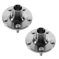 TRQ Front Wheel Hubs Left LH & Right RH Pair Set for 05-10 Scion tC BHA53004