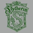thumbnail image 2 of Men's Harry Potter Slytherin Line Art Crest  Sweatshirt, 2 of 4