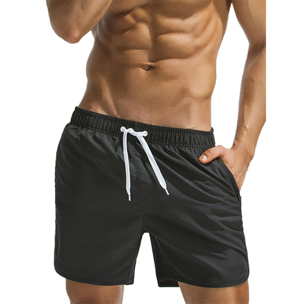 AMaVo - Avamo Mens Mesh Lining Board Shorts Low Rise Drawstring Swim Trunks Athletic Loose Fit