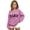 00-&Hot Pink635, variant on Tiijoy Girls Off-Shoulder Sweatshirt Fall Casual Cozy Loose Pullover for Kids, Beige, Sizes 3-14