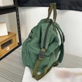 thumbnail image 5 of Fgnfyis Backpack for School Unisex College Students Daily Commute Lightweight Water Washed Casual Shoulder Bag Kids Backpack Green, 5 of 8
