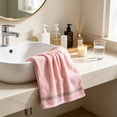 thumbnail image 2 of Kyusrd Cotton Hand Towels for Bathroom Gym,Dormitory essentials,Soft Absorbent Hand Towels for Face Spa Bath Gym Kitchen,Pink,32x72cm, 2 of 6