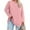 Pink, variant on Women's Long Sleeve Tops Pullover Plus Size Fall Tops Casual Loose Tunic T Shirts