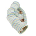 thumbnail image 3 of Cats Tunnel Tube, Soft Scratch Resistance Cat Tunnel Bed Interactive Integrated Design Half Moon Design Comfortable With Mat For Cats, 3 of 8