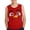 Red, variant on Boys 3D Cartoon Face Graphic Tee Tank Top Orange Sleeveless Crew Neck Soft Stretchy Polyester Spandex Summer Shirts for Kids Ages 3-14,Size 12 T