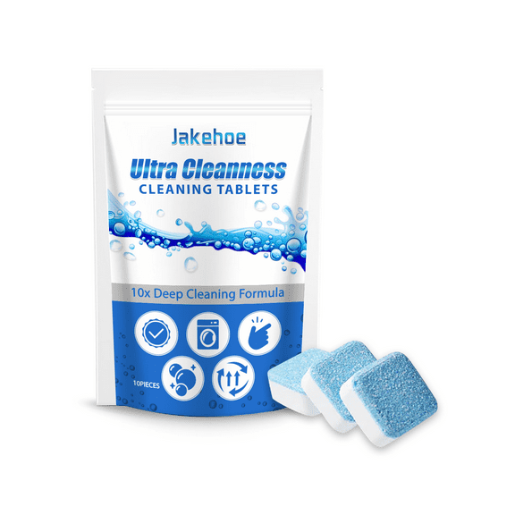 Multi-Purpose Cleaning Tablets - Gentle Decontamination for Kitchen & Bathroom, 10pcs