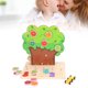 thumbnail image 4 of Car Ramp Toy, Color Recognition Glossy Face Fine Workmanship Race Car Track Basswood  For Early Childhood Education ANGGREK Wooden Race Track, 4 of 8
