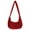 Red, variant on Arborister Fashion Plush Handbag Pure Color Girl Handbag Winter Plush Handbag Casual Women Handbag