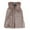 Khaki, variant on HomeGardon Vest for Women Women's Faux Fur Vest Longline Winter Warm Plush Sleeveless Coat Open Front Luxury Gilet Mid-length Warm Jacket,S-XXL
