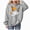 Gray, variant on NOLDARES Kids Halloween Hoodies for Girls Boys Long Sleeve Printed Sweatshirts Casual Hooded Pullover(N003-Grey)