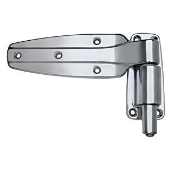 1248 Series Spring-Assisted Cam-Lift Walk-in Hinge with 1-5/8" Offset Polished NSF Approved 1248-C158
