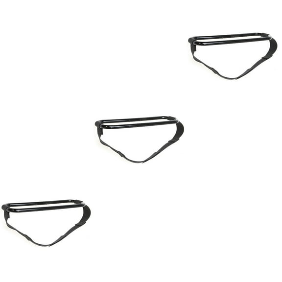 WORGEOUS 3pcs Universal Black Visor Tissue Box Holder Auto Paper Napkin Seat Back Clip Bracket