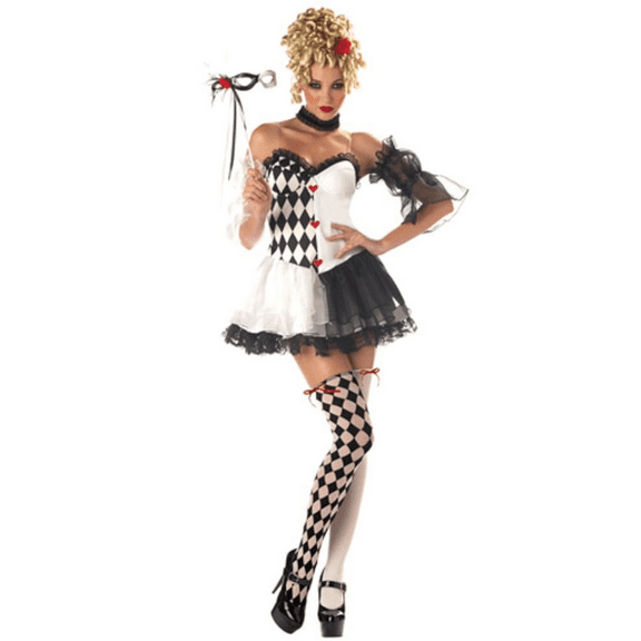 California Costumes - Le Belle Harlequin Costume (Adult Small 6-8)