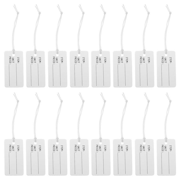100Pcs Pricing Tags Small Price Tags Labels with String for Jewelry Clothing Artwork