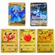 thumbnail image 2 of 5Pcs Metal Letters Cards Venusaur Vmax Charizard Pikachu Lugia Vstar Gold Iron Letter Anime Games Card Kids Toys, 2 of 5