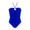 thumbnail image 5 of Afdoent One Piece Swimsuit Women Bandeau Halterneck Monokini Swimwear Push Up Bathing Suit For Swimming Beach 2026 Summer Swimwear, 5 of 5