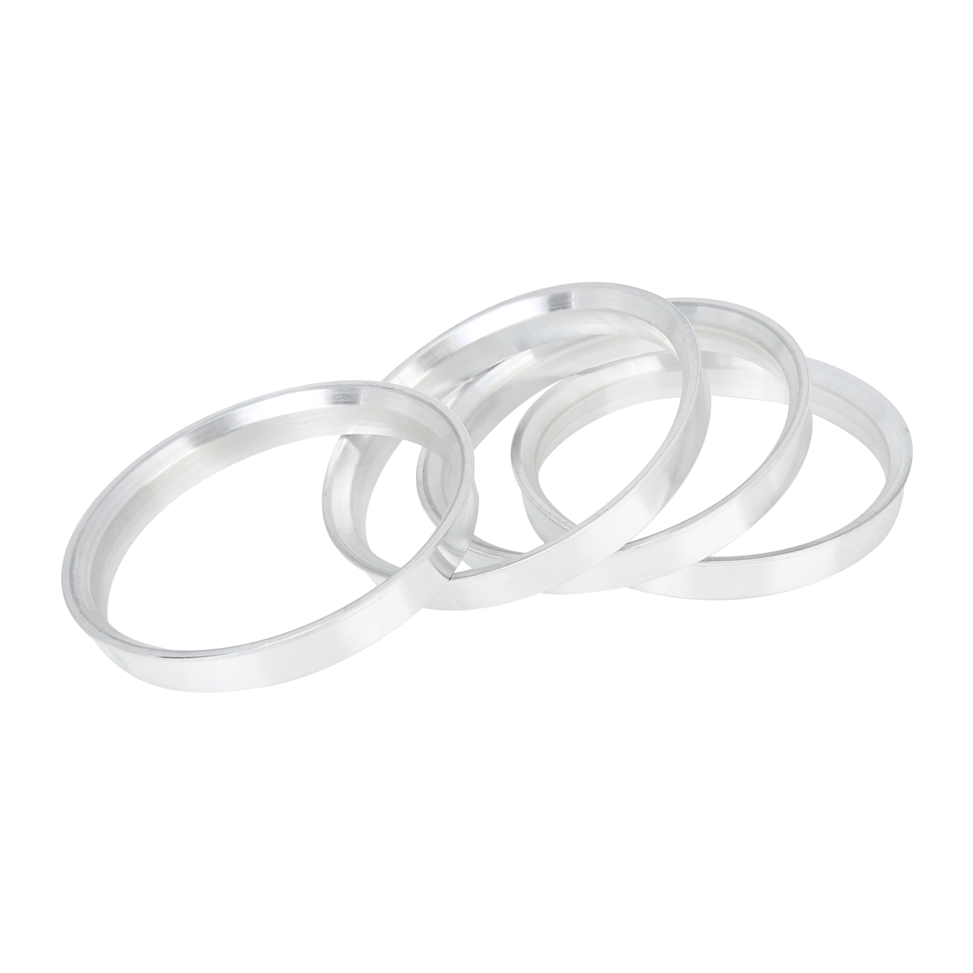 Unique Bargains 4 Pcs 72.6 to 66.6 mm Car Hub Centric Rings Wheel Bore Spacer